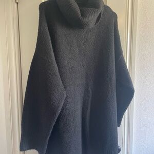 Topshop Black Turtleneck Sweater